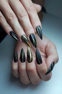 Ombre New Year Nails
