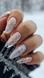 Ice Queen Glam Nails