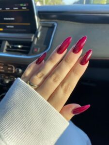 Cranberry Crush Nails