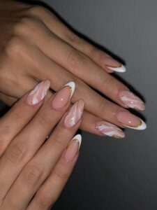 Classic French Tips with a Twist