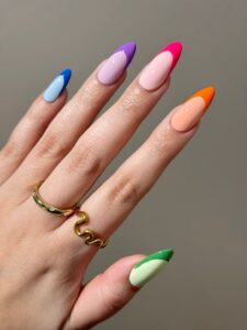 Colorful Abstract Nails