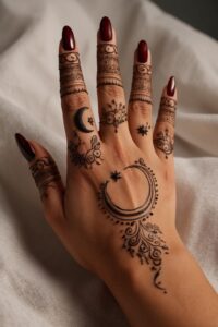 Henna-Inspired Nail Art