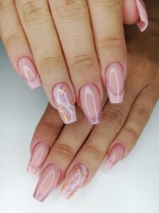 Marble Effect Nails