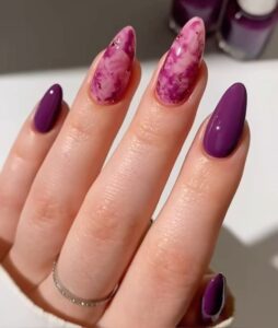 Marble Effect Nails