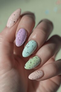 Speckled Egg Nails