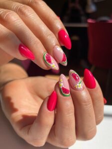 Watermelon Slices Nail 