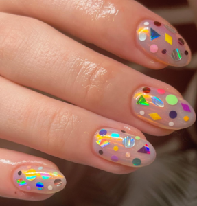 Confetti Nails
