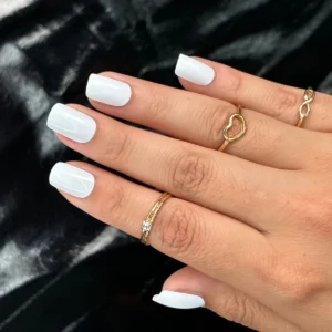 white nails